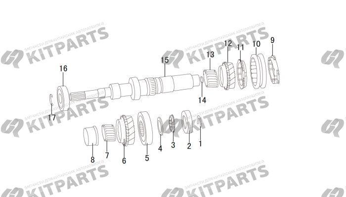 Первичный вал Haval H6