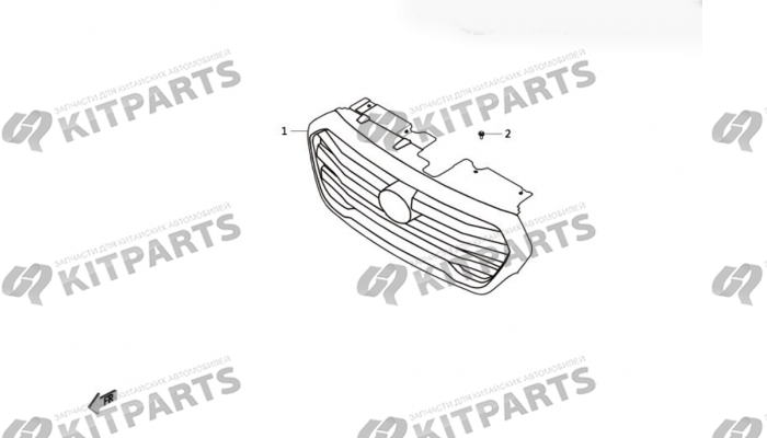 Решётка радиатора Haval