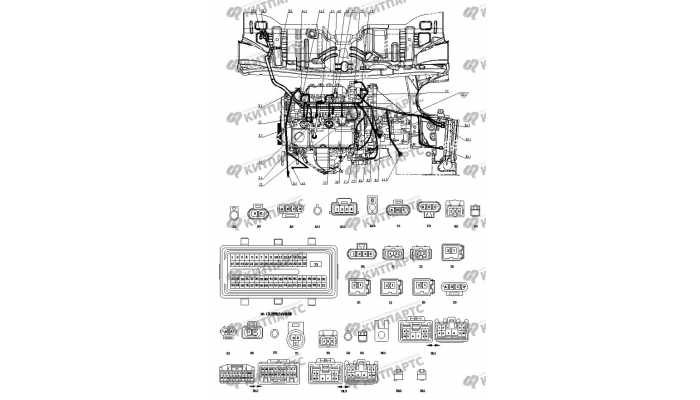 Жгут проводов двигателя BYD