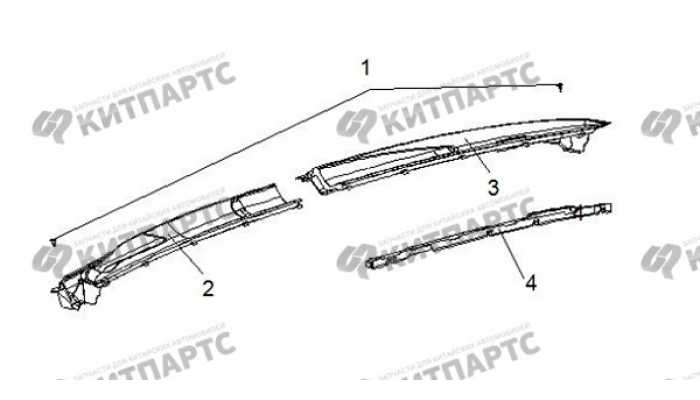 Панель стеклоочистителя BYD