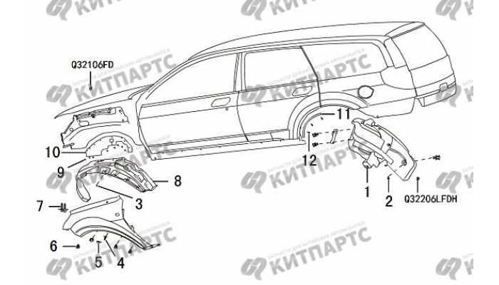 Локер колеса Great Wall Hover H3 New