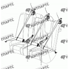Ремни безопасности задние (седан)